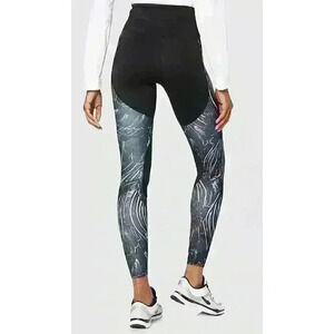 Nike Women's Power Printed Training Leggings Black/Smokey Mauve,Small‎ Pockets
